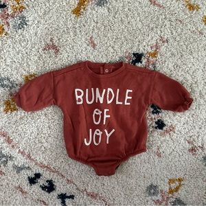 Grayson Collective Bubble Sweatshirt Romper